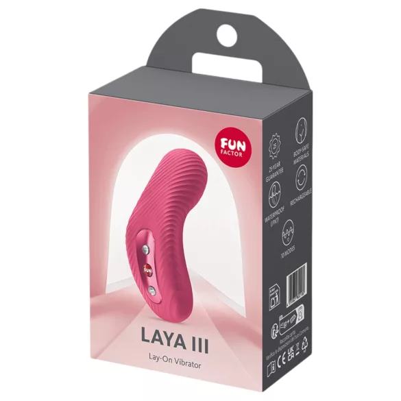 Fun Factory Laya III - vibratore clitorideo impermeabile (rosa)