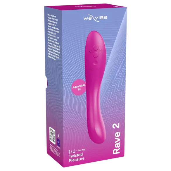 We-Vibe Rave 2 - vibratore punto G controllato da app (rosa)