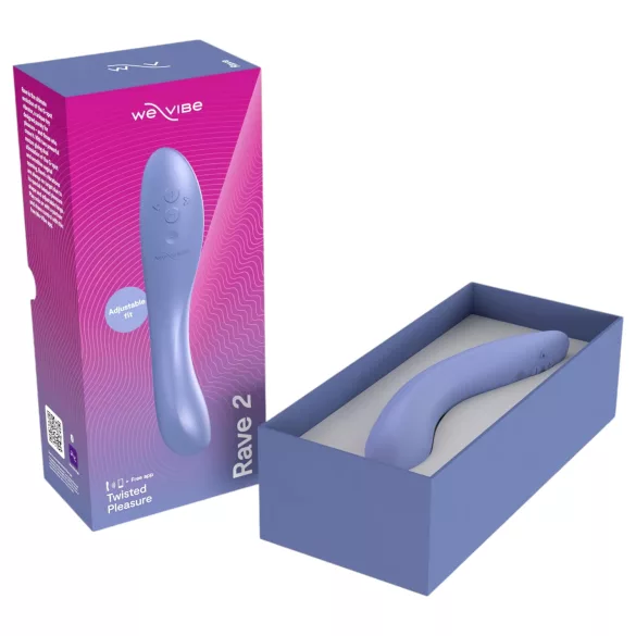 We-Vibe Rave 2 - vibratore per punto G controllato tramite app (blu)
