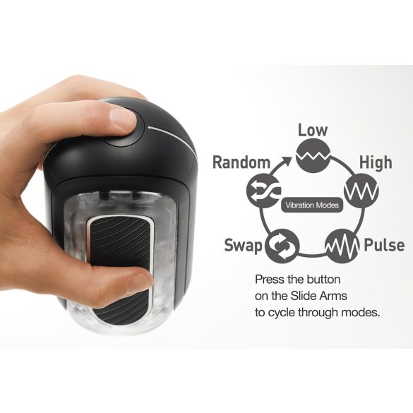 TENGA Flip Zero - potente masturbatore (nero)