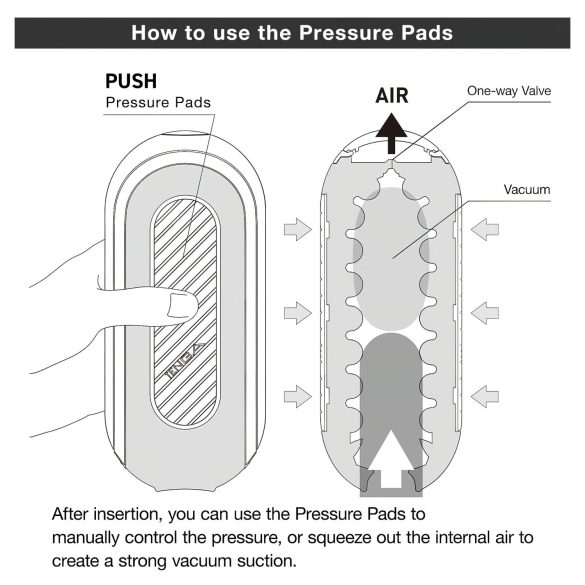TENGA Flip Zero - potente masturbatore (nero)