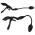 Couples Choice - anello fallico vibrante multifunzione - silicone nero