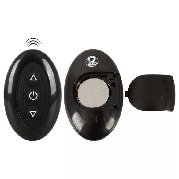 Couples Choice - anello fallico vibrante multifunzione - silicone nero