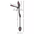 Couples Choice - anello fallico vibrante multifunzione - silicone nero