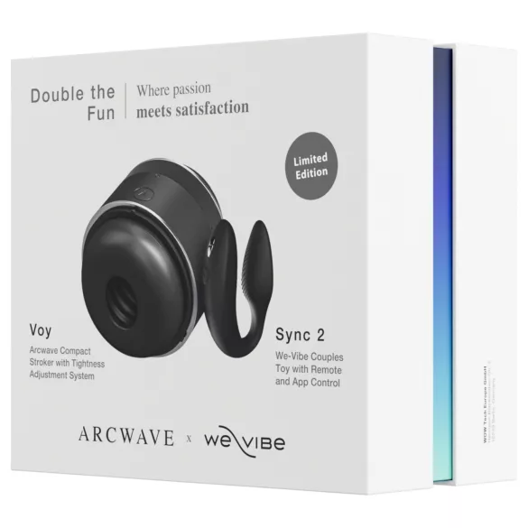 Arcwave Voy e We-Vibe Sync 2 - Set Double the Fun (nero)