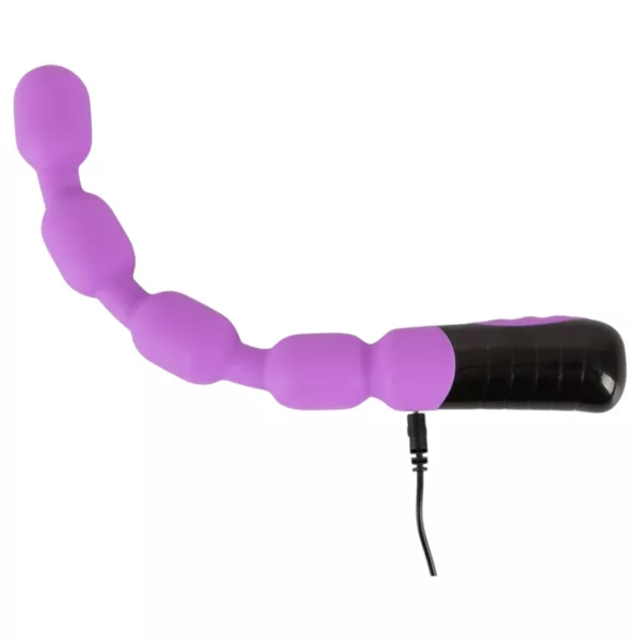 You2Toys - vibratore punto G e P con perle - silicone viola