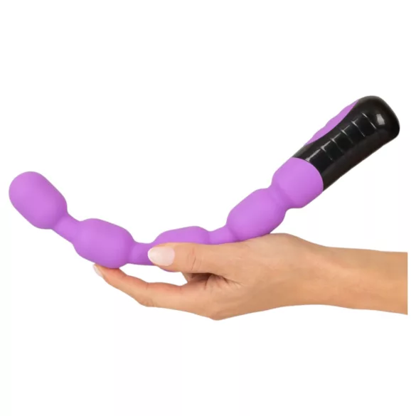 You2Toys - vibratore punto G e P con perle - silicone viola
