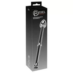 Rebel - vibratore prostatico in metallo (argento)