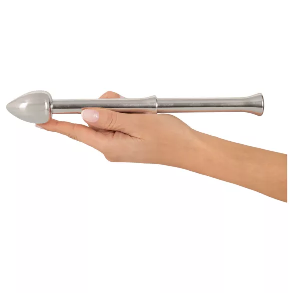 Rebel - vibratore prostatico in metallo (argento)