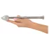 Rebel - vibratore prostatico in metallo (argento)