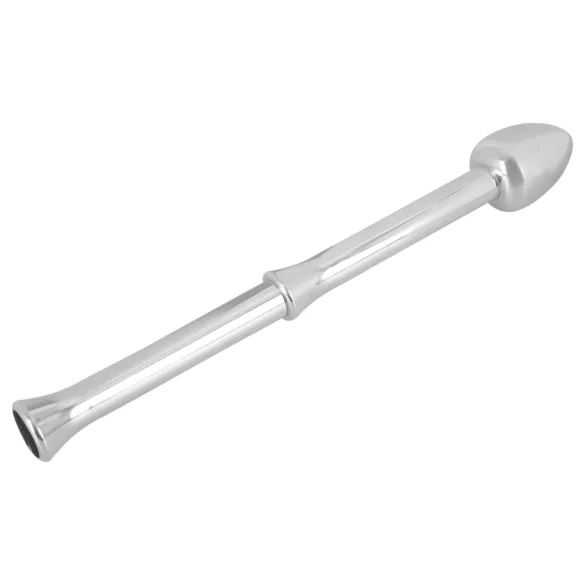 Rebel - vibratore prostatico in metallo (argento)