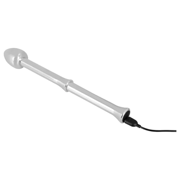 Rebel - vibratore prostatico in metallo (argento)