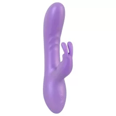   Smile - vibratore con stimolatore clitorideo - silicone viola