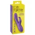 Smile - vibratore con stimolatore clitorideo - silicone viola