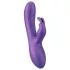 Smile - vibratore con stimolatore clitorideo - silicone viola