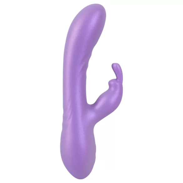 Smile - vibratore con stimolatore clitorideo - silicone viola