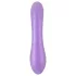 Smile - vibratore con stimolatore clitorideo - silicone viola