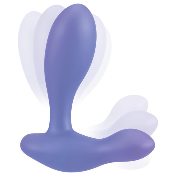 Smile - plug anale vibrante - silicone blu