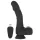 Naked Addiction - vibratore realistico rotante e spingente - nero