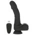 Naked Addiction - vibratore realistico rotante (nero)