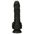 Naked Addiction - vibratore realistico rotante (nero)