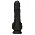 Naked Addiction - vibratore realistico rotante e spingente - nero