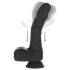Naked Addiction - vibratore realistico rotante (nero)