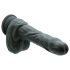 Naked Addiction - vibratore realistico rotante (nero)