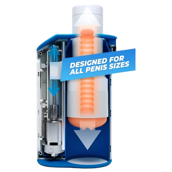 Autoblow A.I. Ultra - masturbatore bocca automatica elettrico - bianco