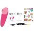 ROMP Shine X - massaggiatore clitorideo ricaricabile a onde d'aria (rosa)
