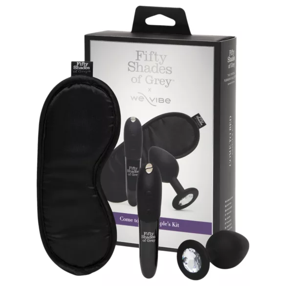 Cinquanta Sfumature di Grigio Come To Bed - Set 3 pz (nero)