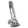 Crystal - Vibratore con ventosa (trasparente)
