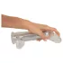 Crystal - Vibratore con ventosa (trasparente)