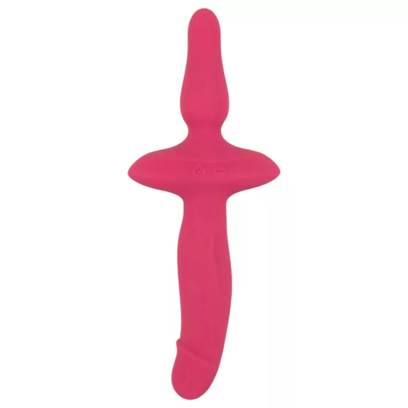 Couples Choice - vibratore anale e vaginale 2in1 - silicone rosa