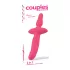 Couples Choice - vibratore anale e vaginale 2in1 - silicone rosa