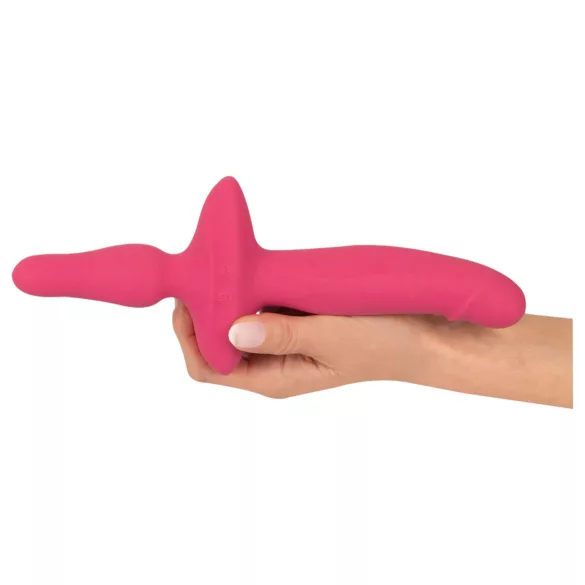 Couples Choice - vibratore anale e vaginale 2in1 - silicone rosa