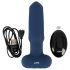 ANOS - vibratore anale con lingua - silicone blu