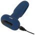 ANOS - vibratore anale con lingua - silicone blu