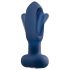 ANOS - vibratore anale con lingua - silicone blu