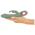 You2Toys - vibratore con stimolatore clitoride - silicone verde