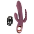 You2Toys - vibratore triplo ricaricabile - silicone viola