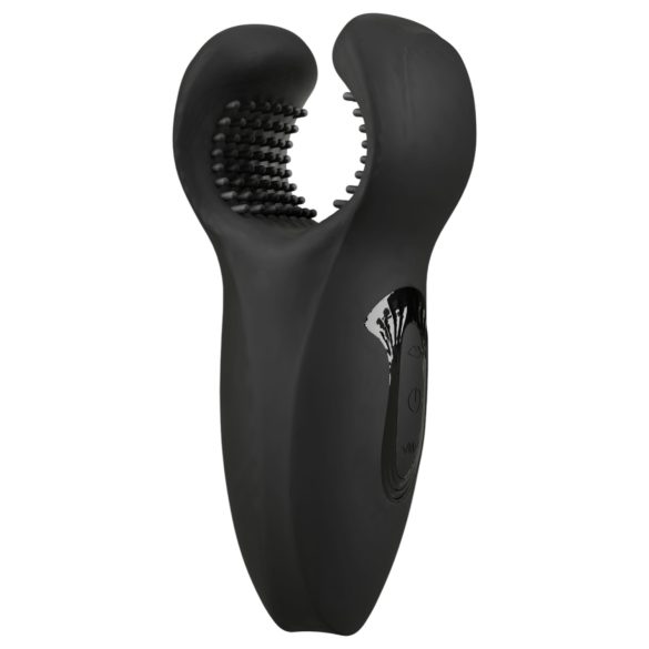 Rebel - vibratore nero con braccio mobile e vibrazione