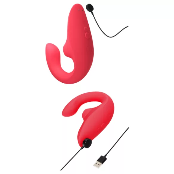 Womanizer Blend - vibratore punto G e stimolatore clitorideo (corallo)