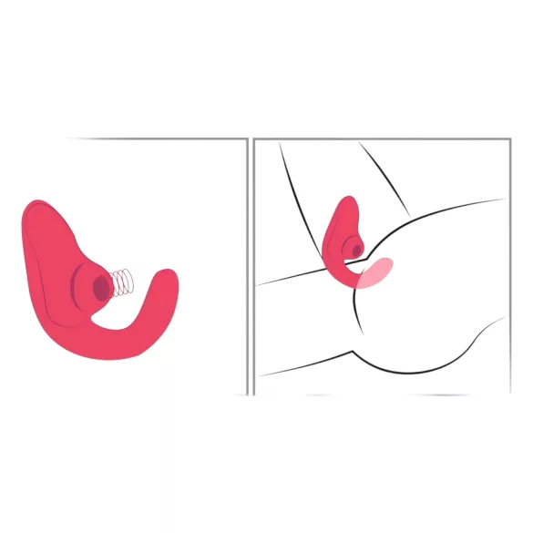 Womanizer Blend - vibratore punto G e stimolatore clitorideo (corallo)