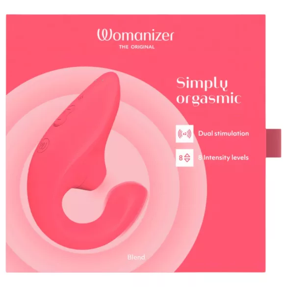Womanizer Blend - vibratore punto G e stimolatore clitorideo (corallo)