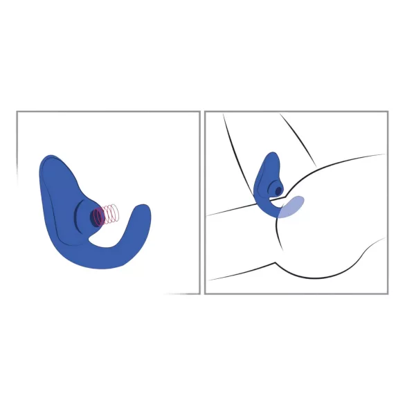 Womanizer Blend - vibratore punto G e stimolatore clitorideo (blu)