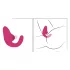 Womanizer Blend - vibratore punto G e stimolatore clitorideo (rosa)