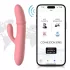 Svakom Mora Neo - Vibratore con braccio clitorideo perlato controllato tramite app (rosa)