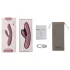 Svakom Trysta Neo - vibratore rabbit con sfere rotanti - silicone rosa