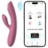 Svakom Trysta Neo - vibratore rabbit con sfere rotanti - silicone rosa